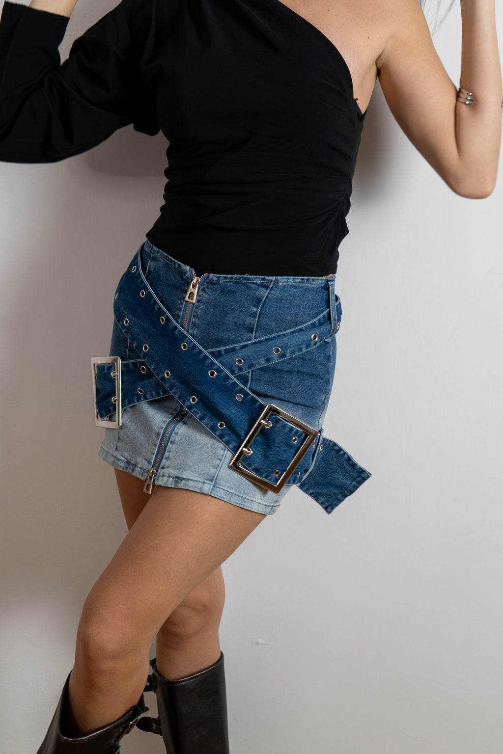 MINI SKIRT DOUBLE JEANS