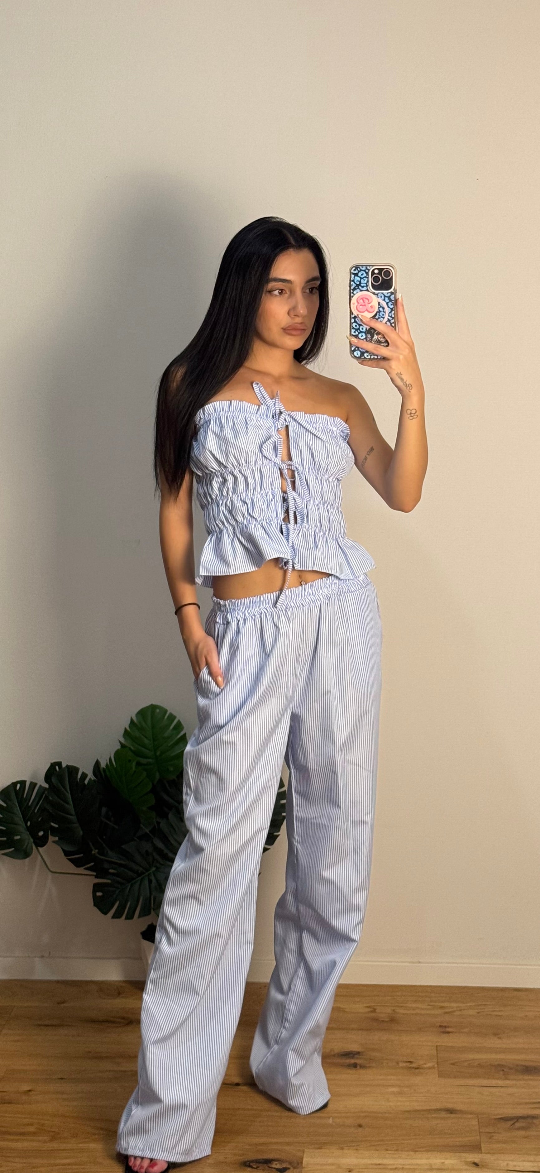 SET GESSATO AZZURRO