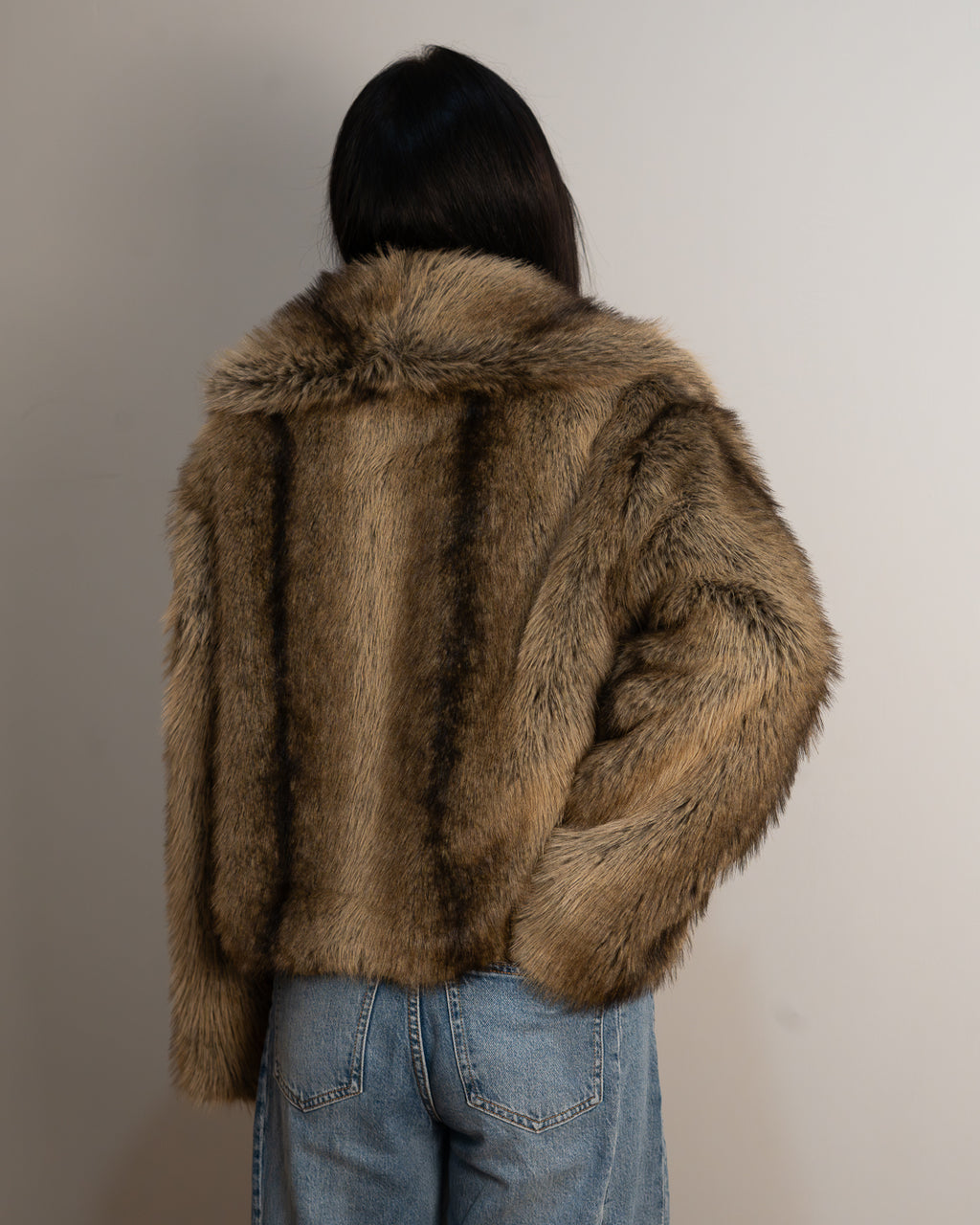 ECO PELLICCIA MARGOT MARRONE