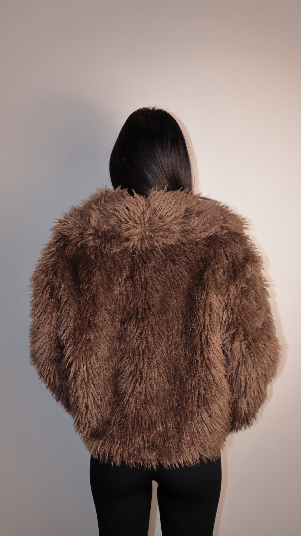 FAUX FUR MARRONE