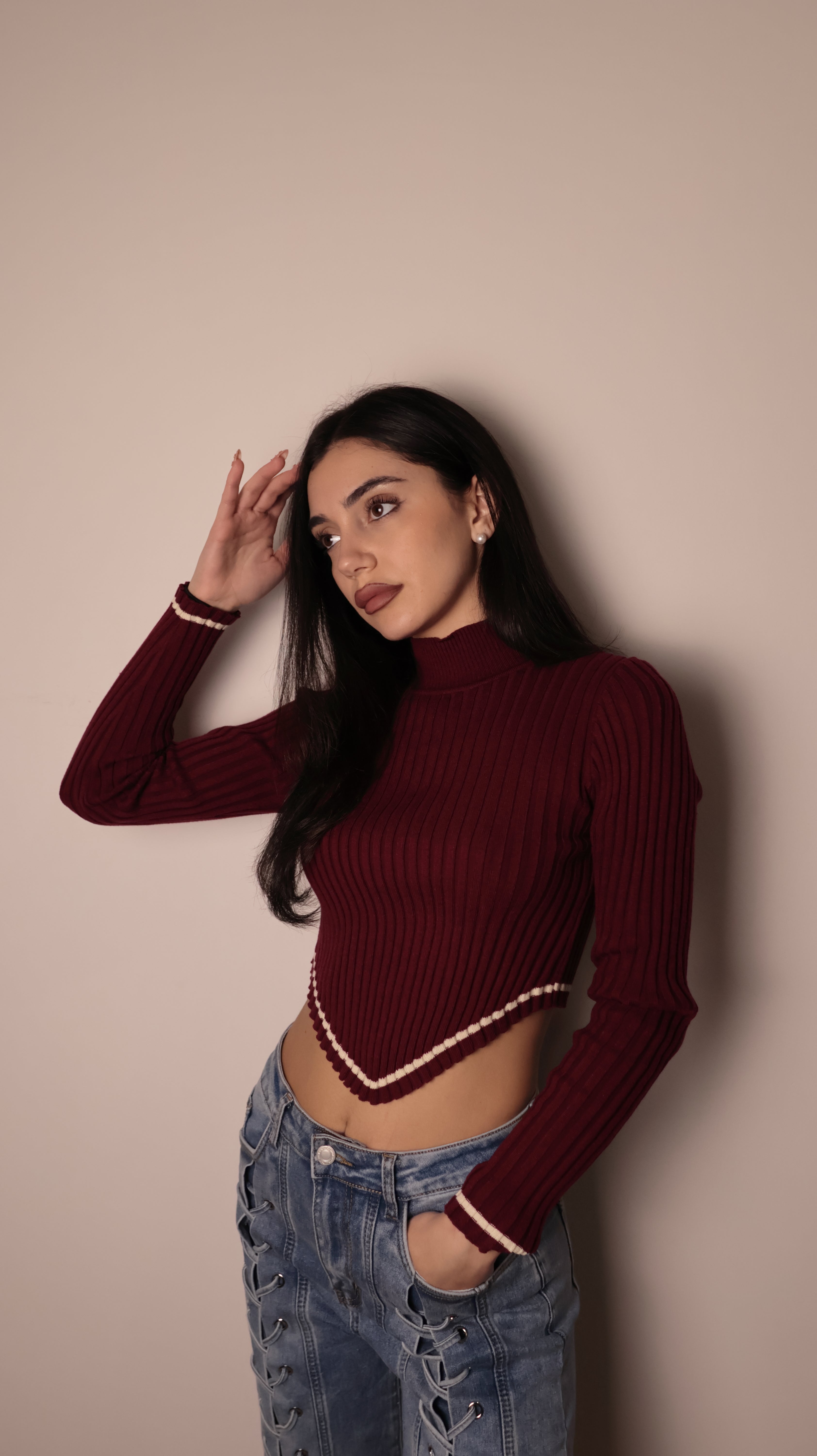 MAGLIONCINO BORDEAUX