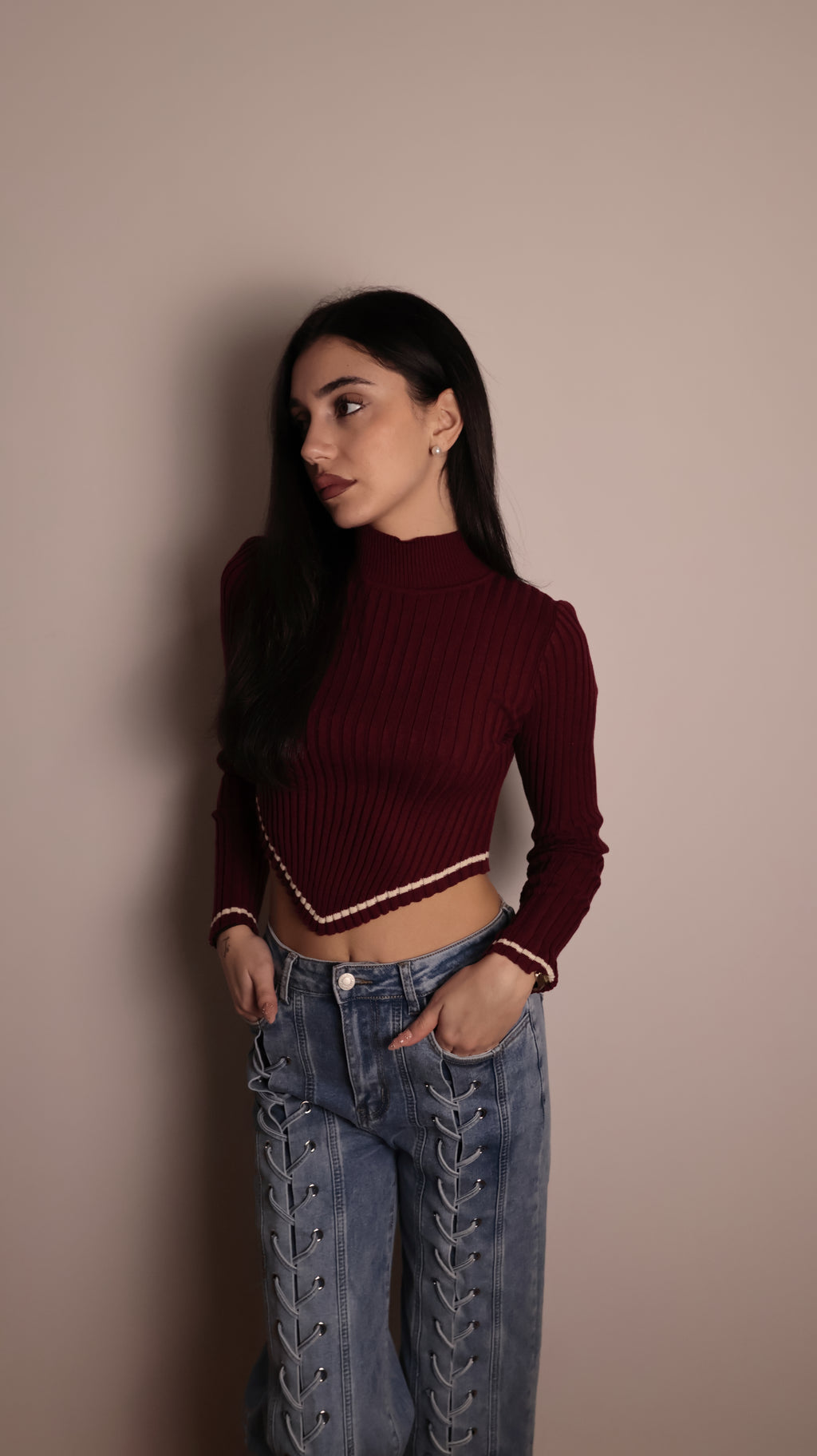 MAGLIONCINO BORDEAUX